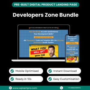 Landing Page – Developers Zone Bundle
