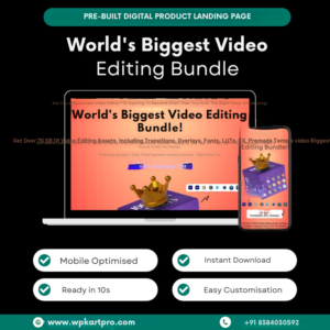 Landing Page – World’s Biggest Video Editing Bundle