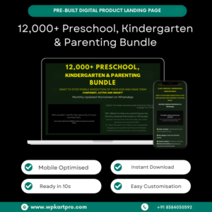 Landing Page – 12,000+ Preschool , Kindergarten & Parenting Bundle