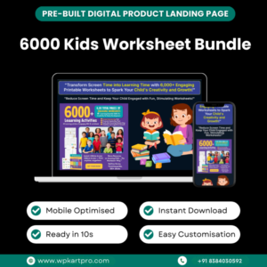 Landing Page – 6000 Kids Worksheet Bundle