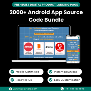 Landing Page – Android App Source Code Bundle