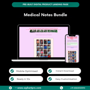 Landing Page – Medical Notes Bundle